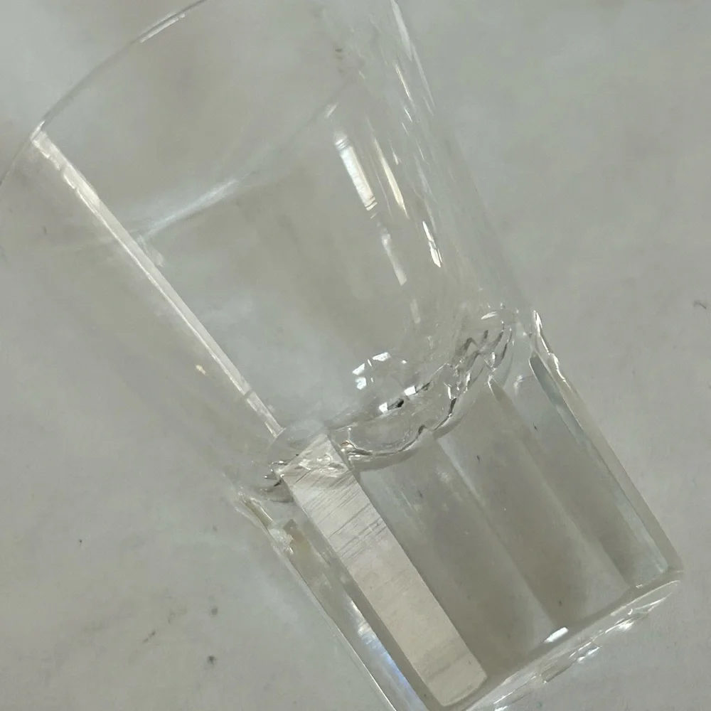 Lot Of 8 Vintage Anchor Hocking Shot Glasses Thick Bottom Clear Glass‎ 1 oz